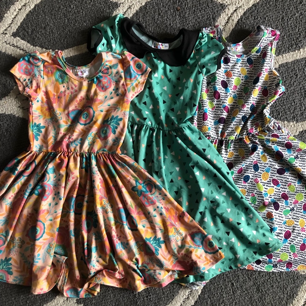 Dot Dot Smile Kids Dresses - Floral, Teal, and Polka Dot Delight